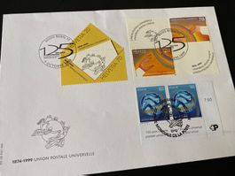 1999 + 2024  Weltpostverein UPU Helvetia 125 +150 Jahre