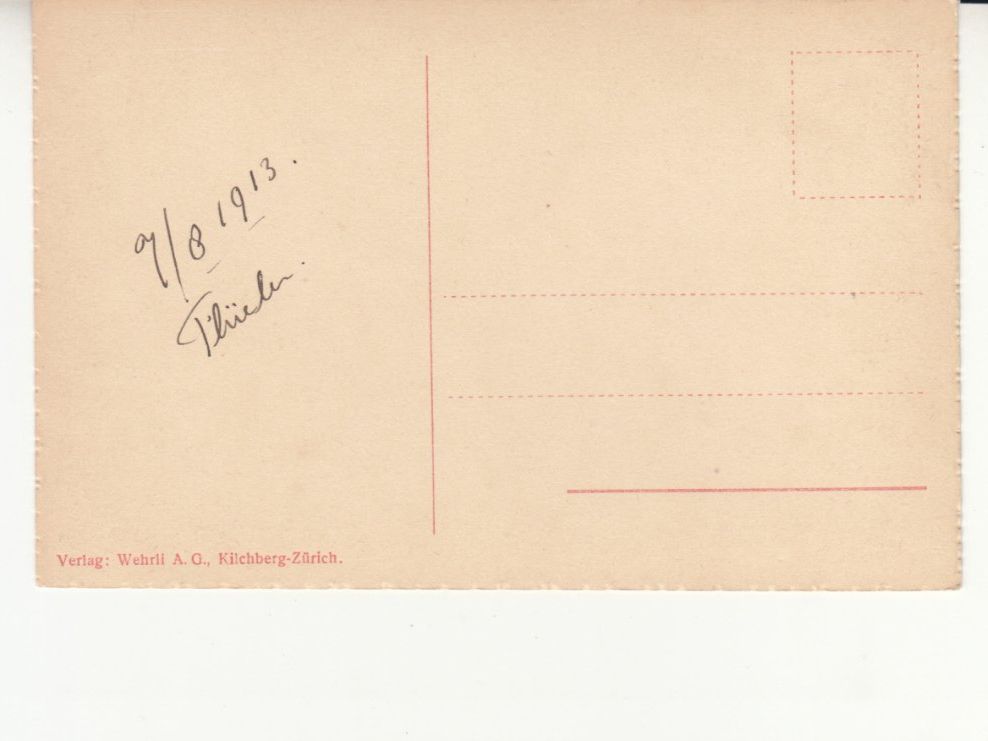 Ansichtskarten: Axenstein mit Dampfschiff 1913 – Gebraucht aus Bürglen TG von StampGraf 1