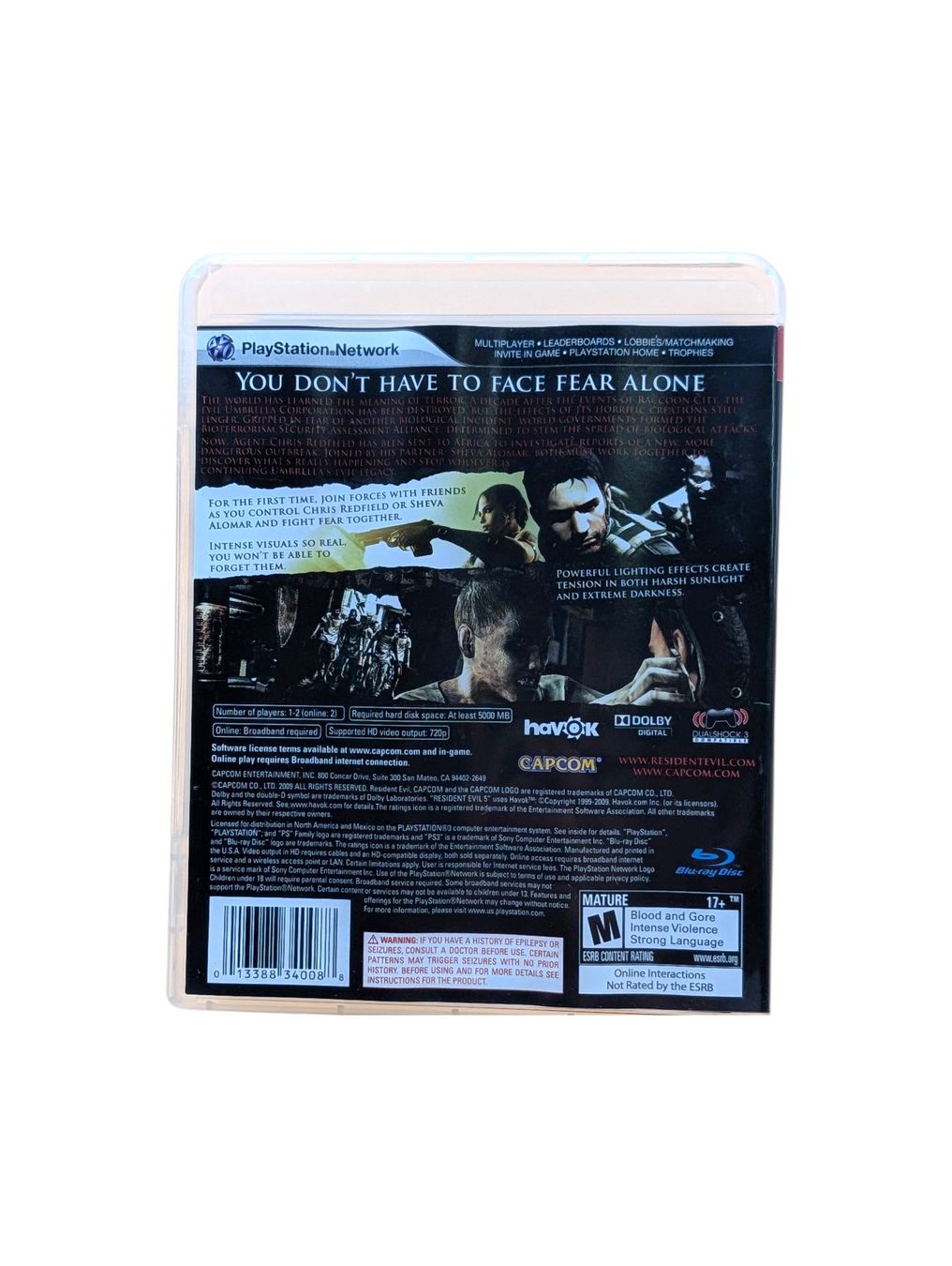 Sony Giochi: Resident Evil 5 PlayStation 3 (PS3) – Usato da Domat/Ems venduto da IsseldorsShop 1