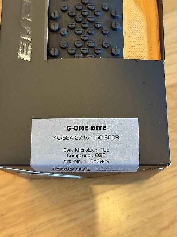 Pezzi di ricambio: Neu Schwalbe G One Bite 40-584 27.5x1.5 Evolution – Nuovo e nell'imballaggio originale da Staefa venduto da mic_2yqj 1