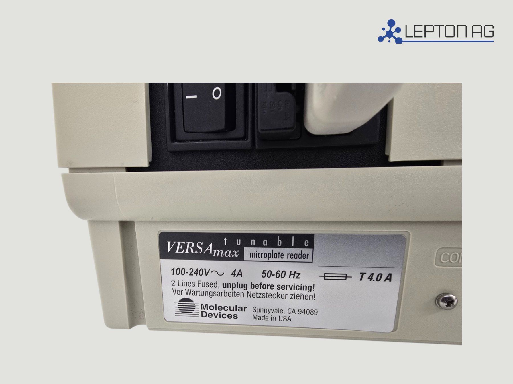 Accessori da laboratorio: Molecular Devices VERSAmax – Usato da Niederdorf venduto da LeptonAG_Labor 3