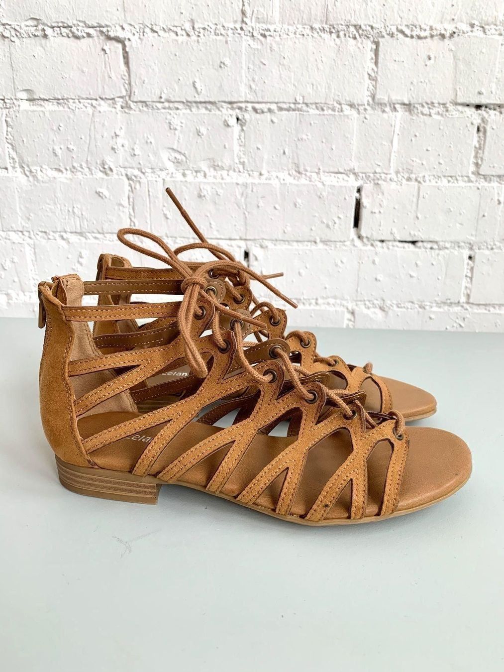 Scarpe da donna: Neue Schnürsandalen in Wildlederoptik – Nuovo (secondo la descrizione) da Bern venduto da Fraeuleinhonig 3