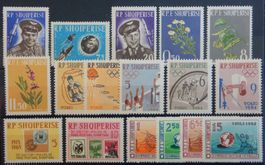 Albanien Lot mit guten Werten und Sätzen ** um 1955/65 Lot I