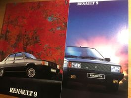 Prospekte Konvolut Renault 9