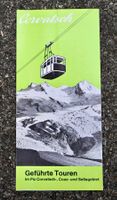 50er /60er Jahre Faltprospekt CORVATSCH Touren