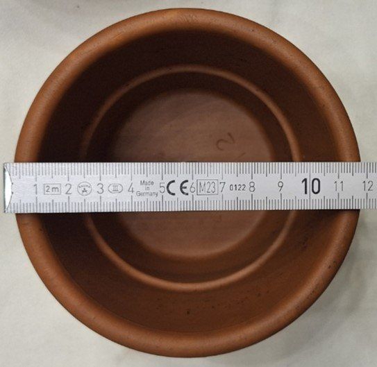 Topf Stil Blumentopf – Durchmesser 40 Cm, Höhe 32 Cm, 23 Liter – Aus Recyceltem Kunststoff, In 2 Farben