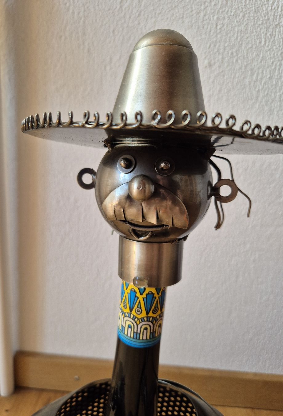 Supporti a parete: Metall-Weinflaschenhalter "Mexico" – Usato da Gams venduto da tischi97 2
