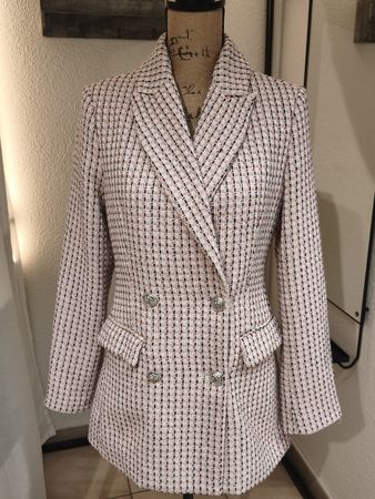 Blazer Zebra kariert Mehrfarbig Grösse S guter Zustand