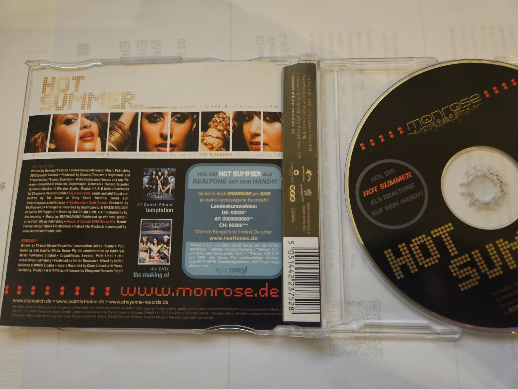 CDs: Monrose HOT SUMMER – Gebraucht aus Liestal von tower01 1