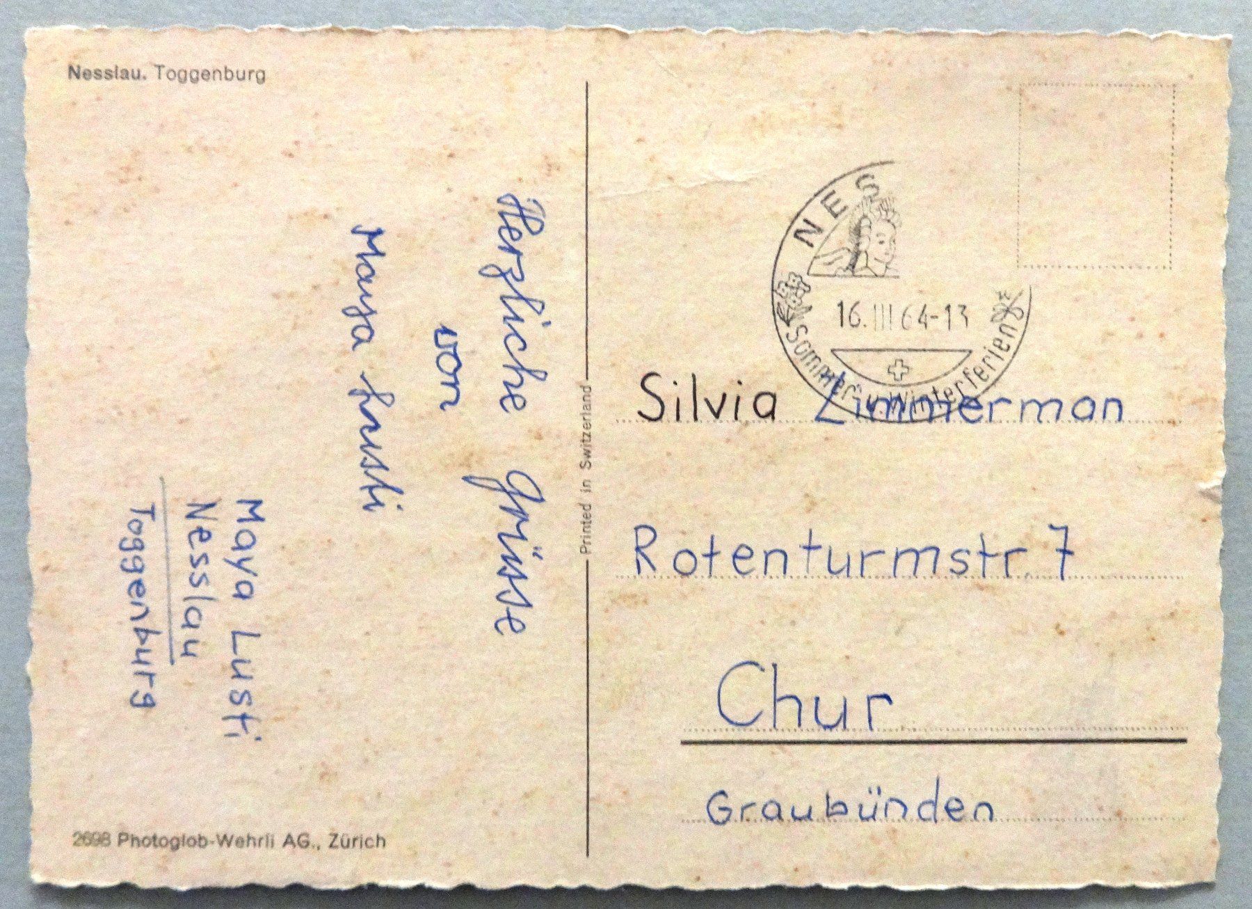 Cartoline postali: Nesslau, Toggenburg – Difettoso da Fétigny venduto da Billy2miny 1