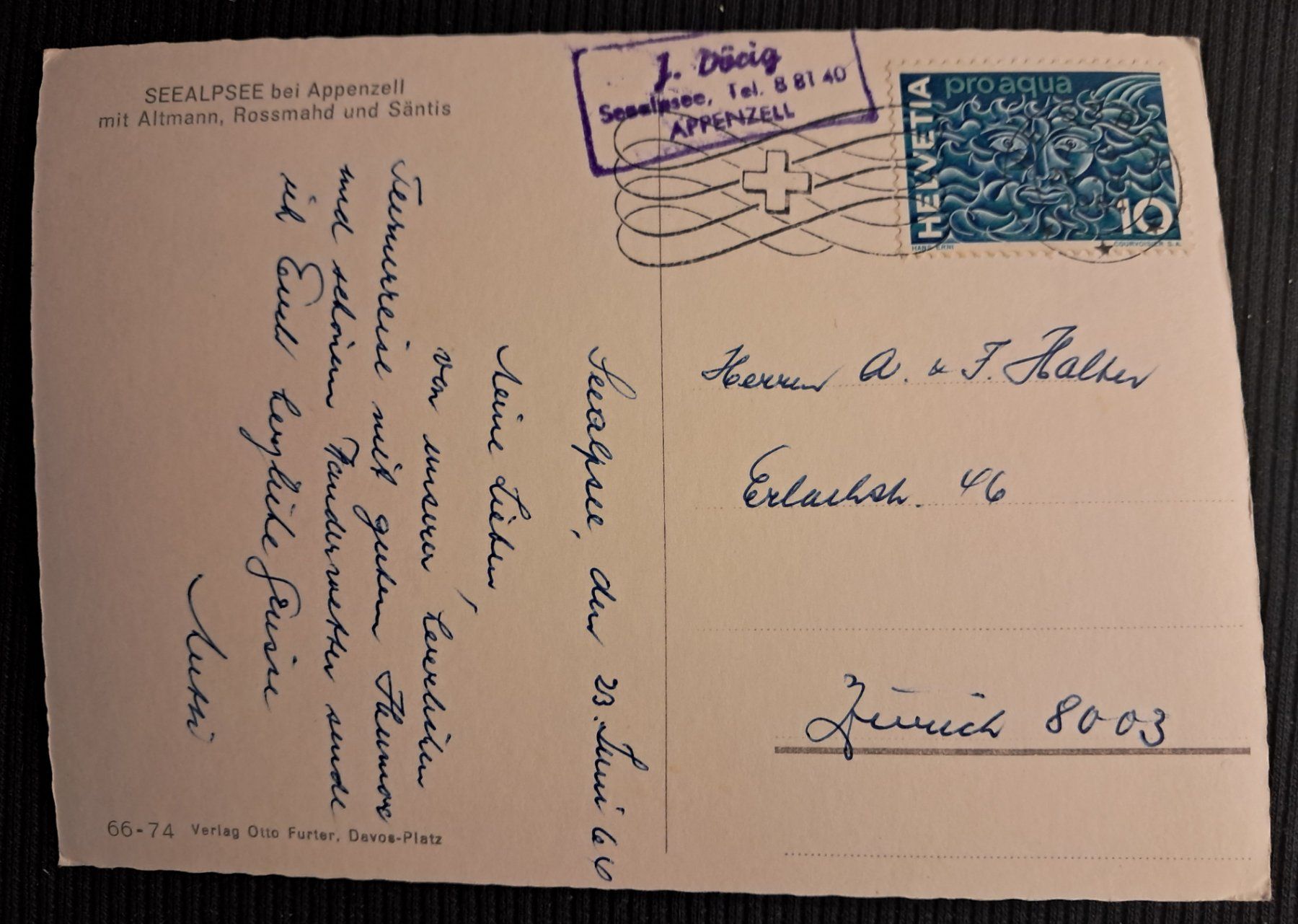 Cartes postales: SEEALPSEE 1964 – D'occasion à Ponto Valentino par giorgia06 1