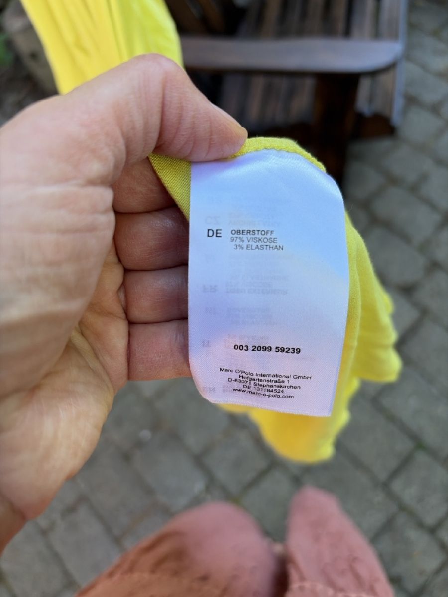 Vestiti: Sommerkleid, size 36 D, gelb – Usato da Adliswil venduto da Rampella 4