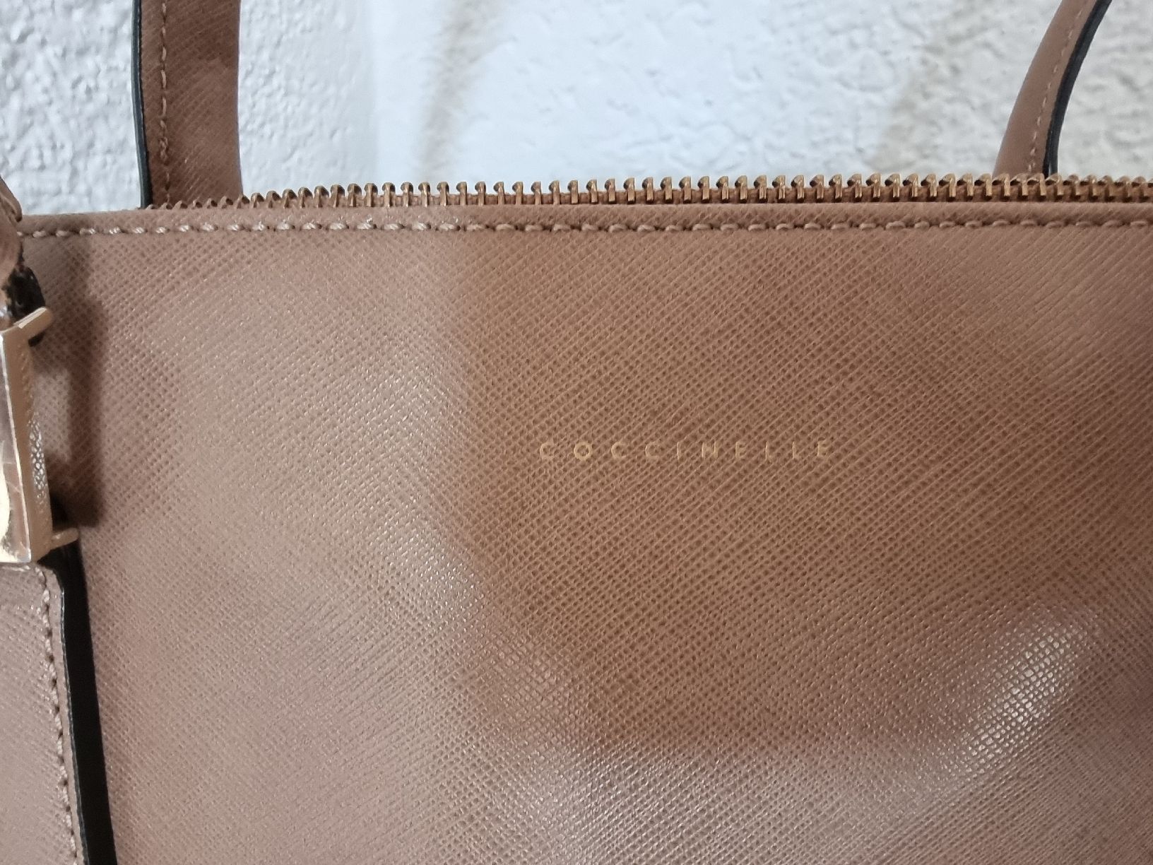 Coccinelle Borse da donna: Elegante Coccinelle Handtasche, beige – Usato da Interlaken venduto da NataliiaS 2