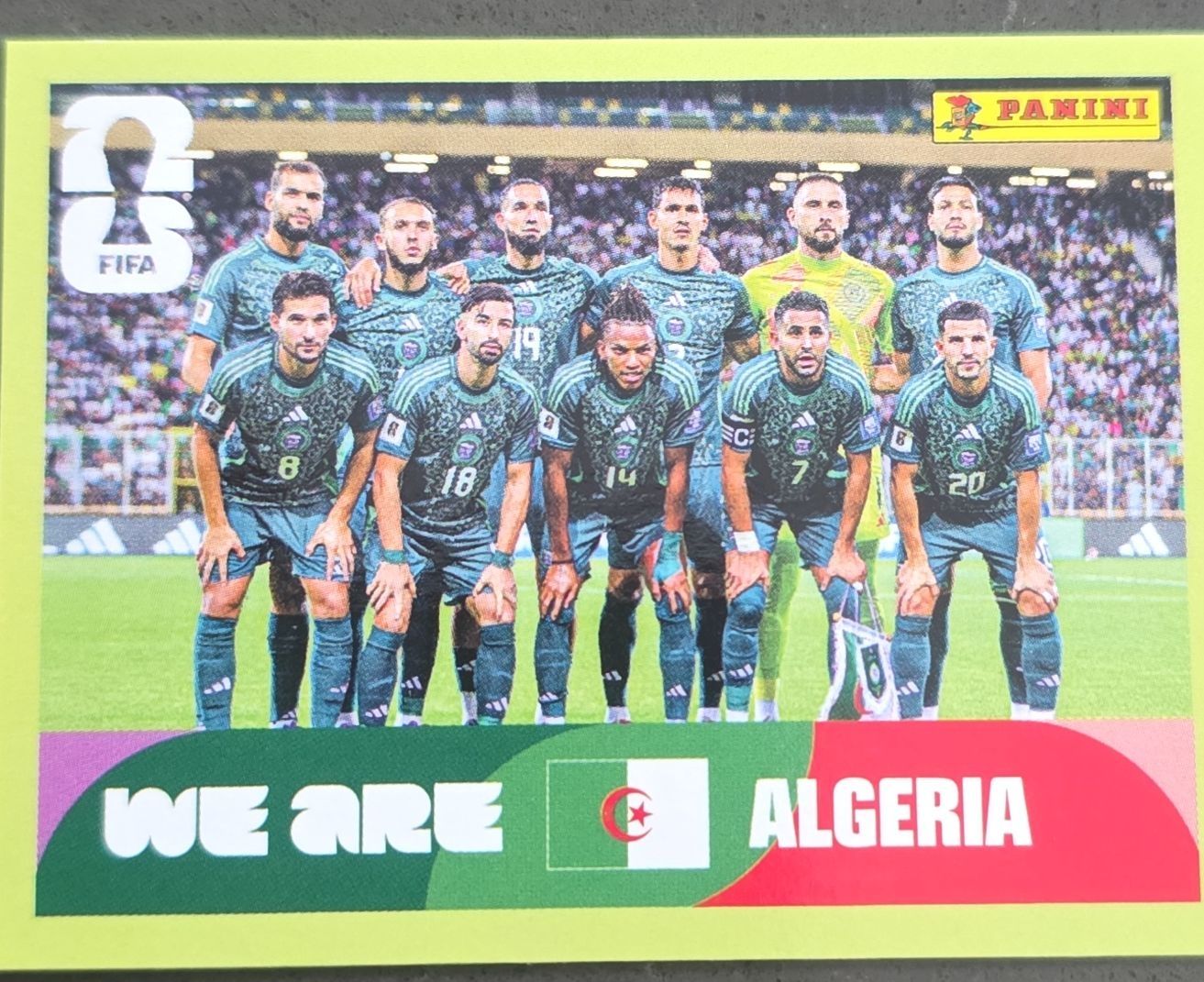 Panini Carte collezionabili: Figurina Algeria Panini World Cup  2026 – Usato da Massagno venduto da Arj87
