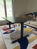 Sit-Stand Desk Black height-adjustable electric