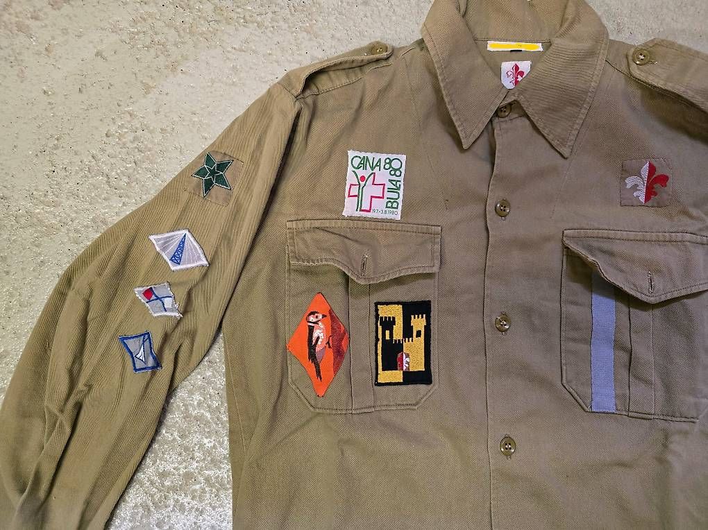 Uniformen: Altes Pfadihemd mit BuLa 1980 Abzeichen – Gebraucht aus Steinerberg von Bcsbcs 1