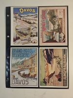 Postkarten Sammlung 4 Stücke Vintage Schweiz. (nov391)