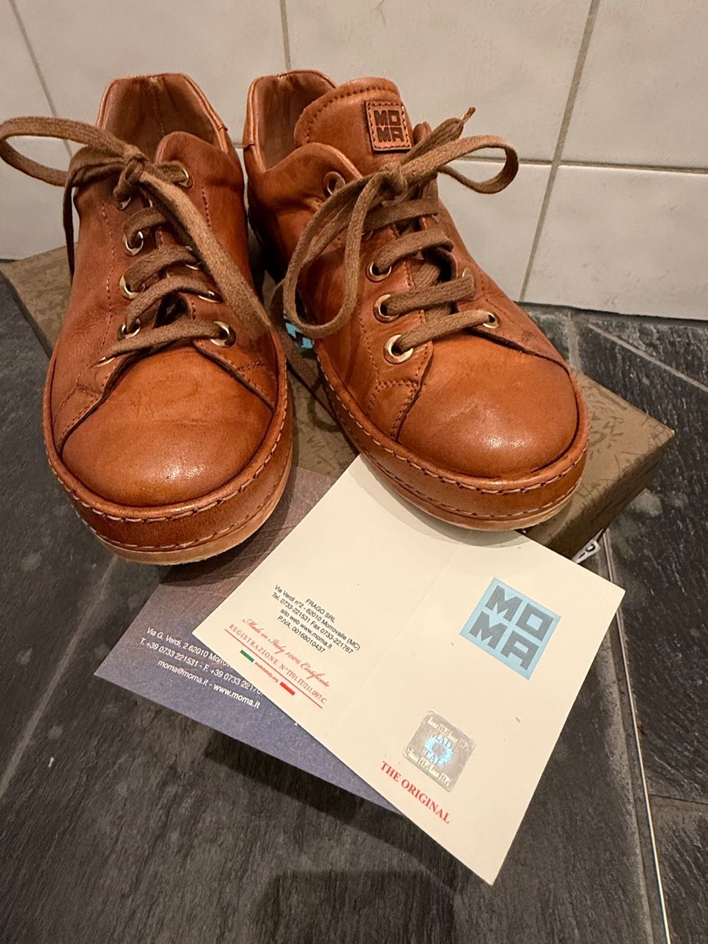 Moma Scarpe da uomo: Moma Sneaker braun Gr. 40 – Usato da Chur venduto da spicebone 3