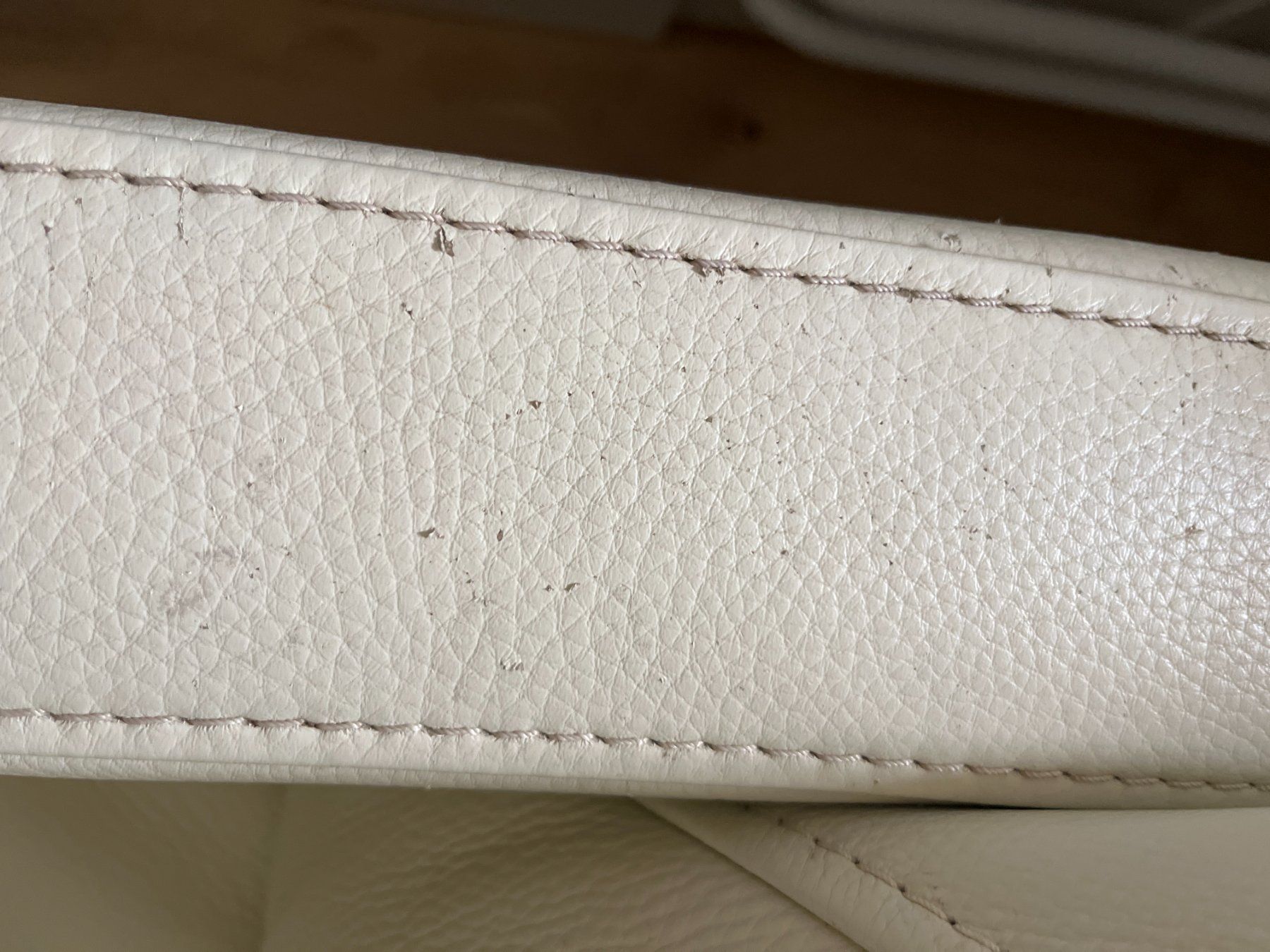 Divani: Ecksofa Leder Creme – Usato da Arlesheim venduto da JSBS 2