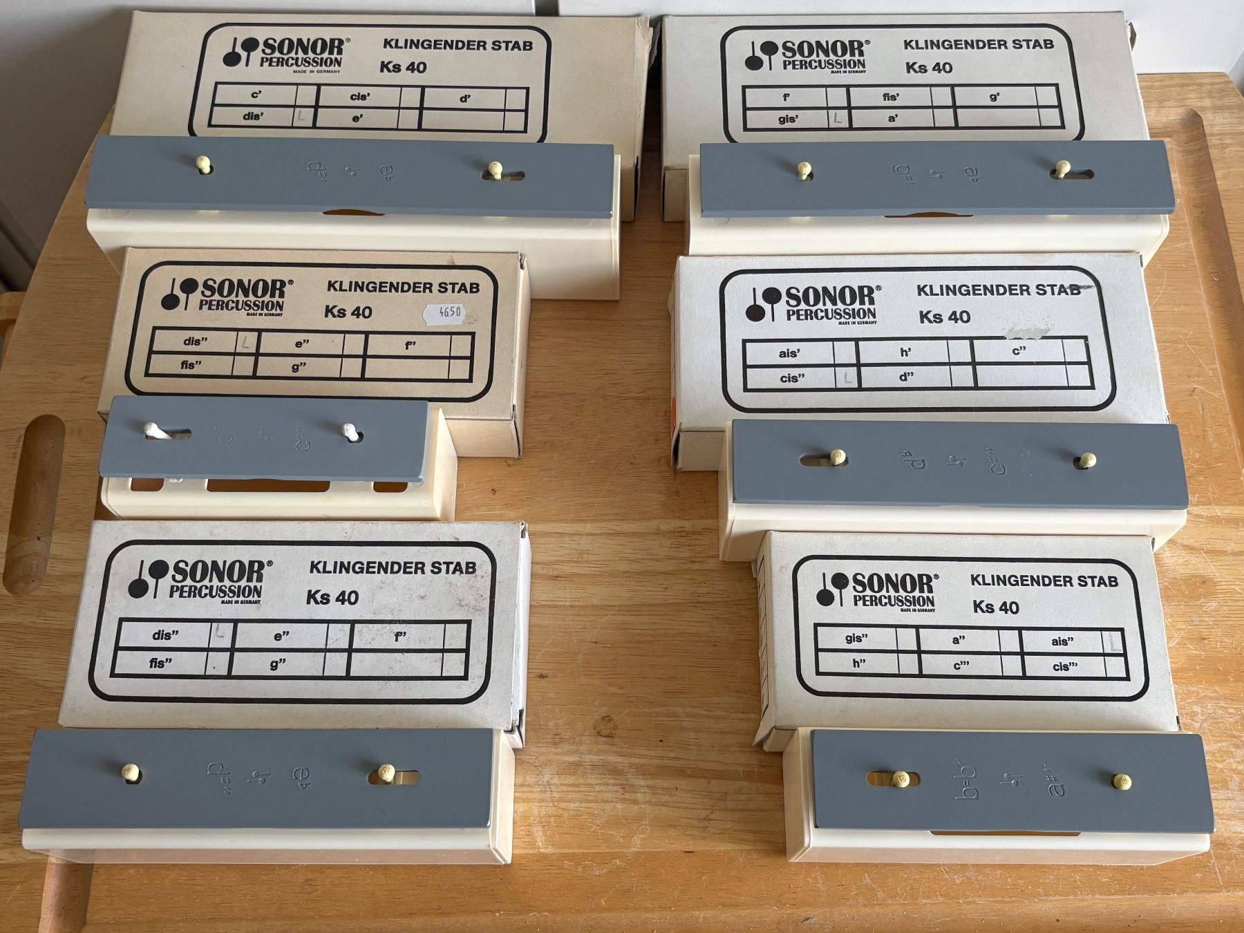 Sonor Strumenti musicali: SONOR Klingender Stab Ks 40 Set ungebraucht – Nuovo e nell'imballaggio originale da Frick venduto da Rukki 2