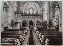 6 Fotos reformierte Kirchen in Zürich, 1960er-Jahre