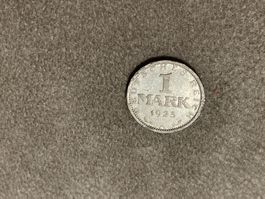 1 Reichsmark 1925 Silbermünze
