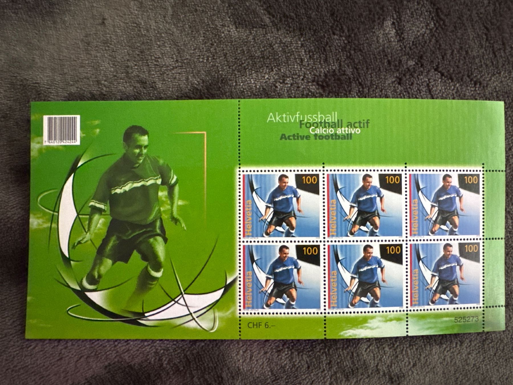 Alle Briefmarken: MARKEN KLEINBOGEN 2008 AKTIVFUSSBALL, POSTFRISCH – Neu (gemäss Beschreibung) aus Genève von k1164