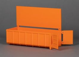 MSM 5609.02 Abrollcontainer 20 m3 orange mit Deckel