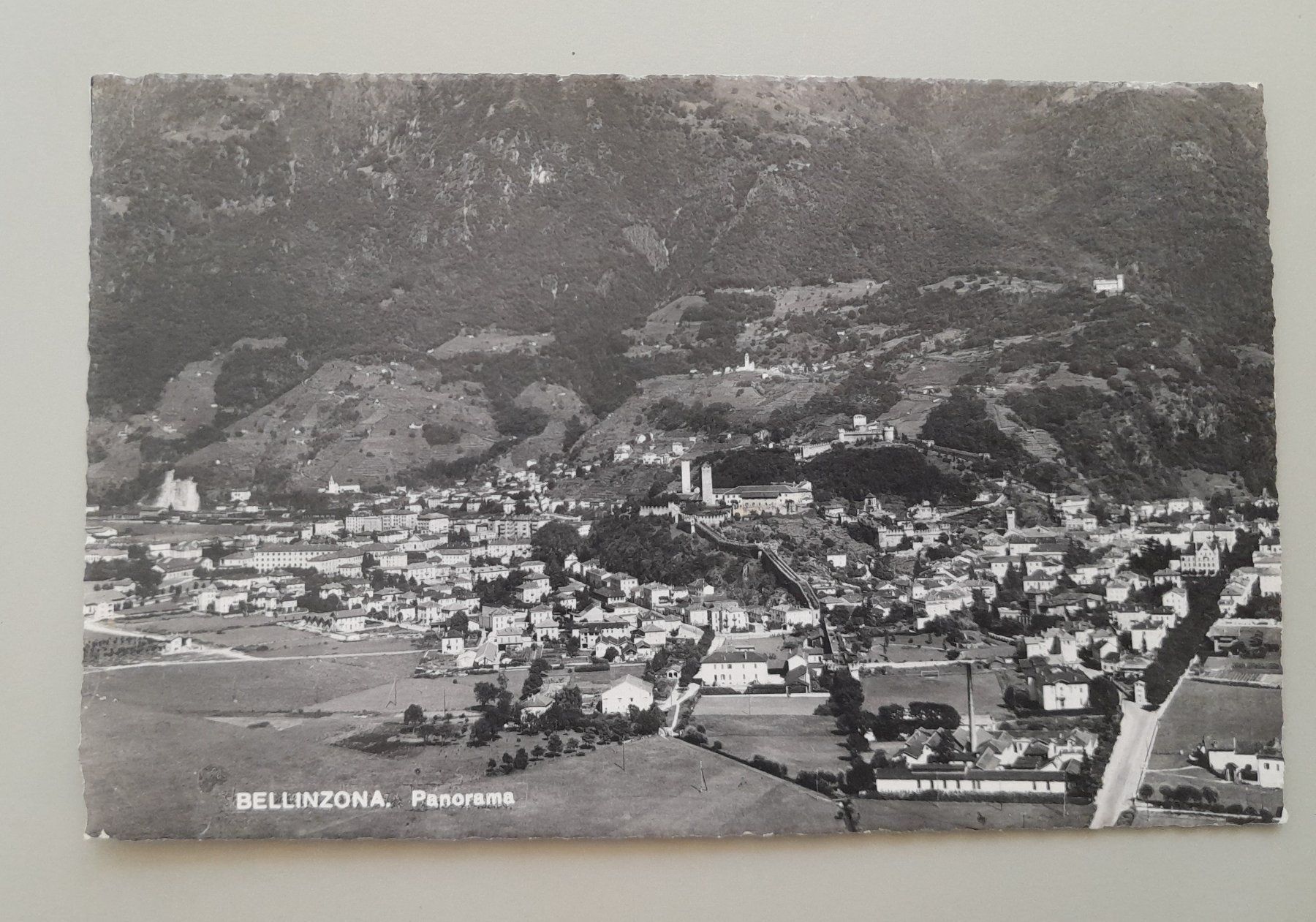 Cartoline postali: AK CP Bellinzona Panorama TI – Usato da Gurtnellen venduto da Stonevalley007