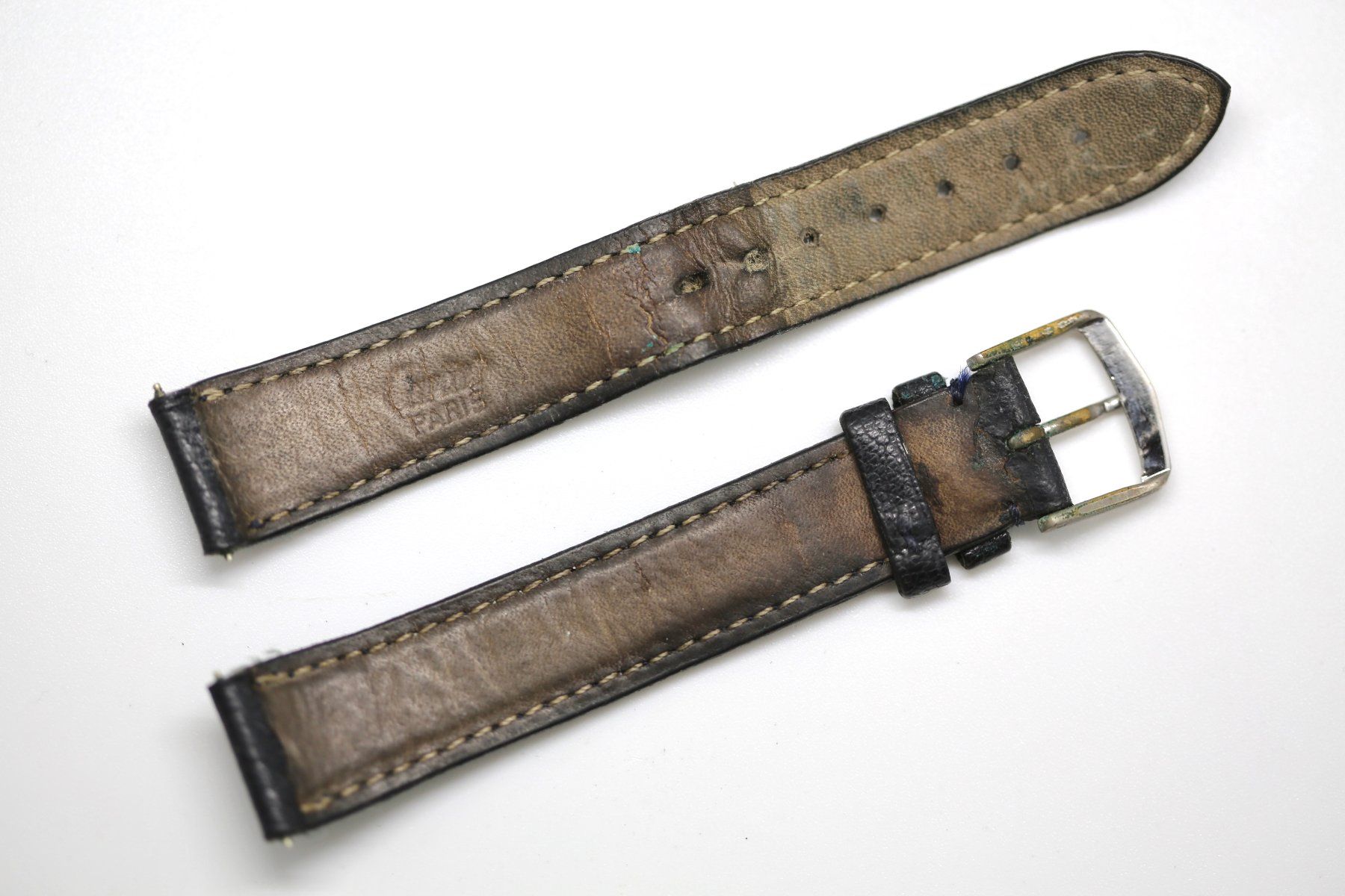 Cartier Uhren: Cartier Lederband 17mm gebraucht – Gebraucht aus Reinach BL von Han-Numismatik 1