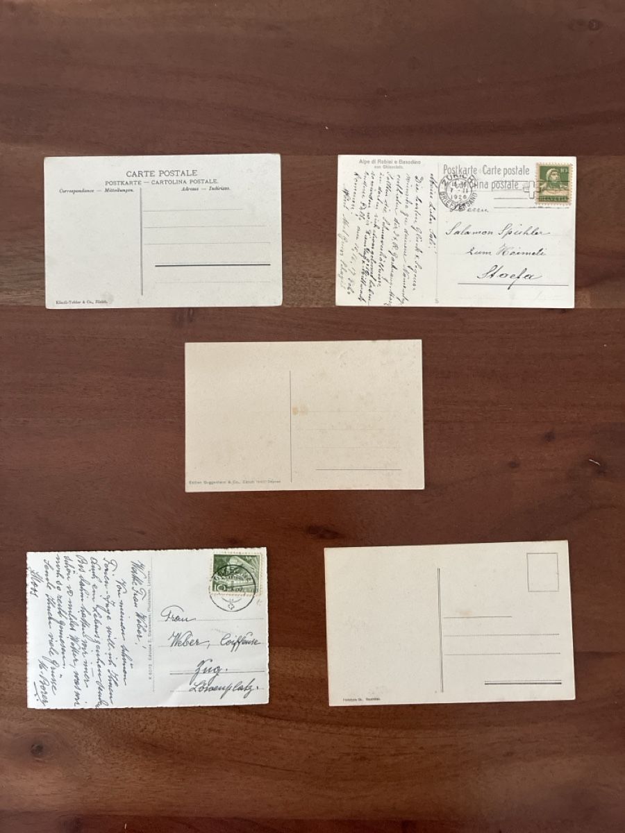 Cartoline postali: 10 Ansichtskarten Schweiz diverse vom Ticino 1 – Usato da Oftringen venduto da Cla.vD.74 3