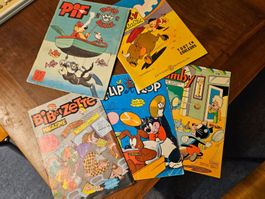Lot de 5 bandes dessinées anciennes état correct