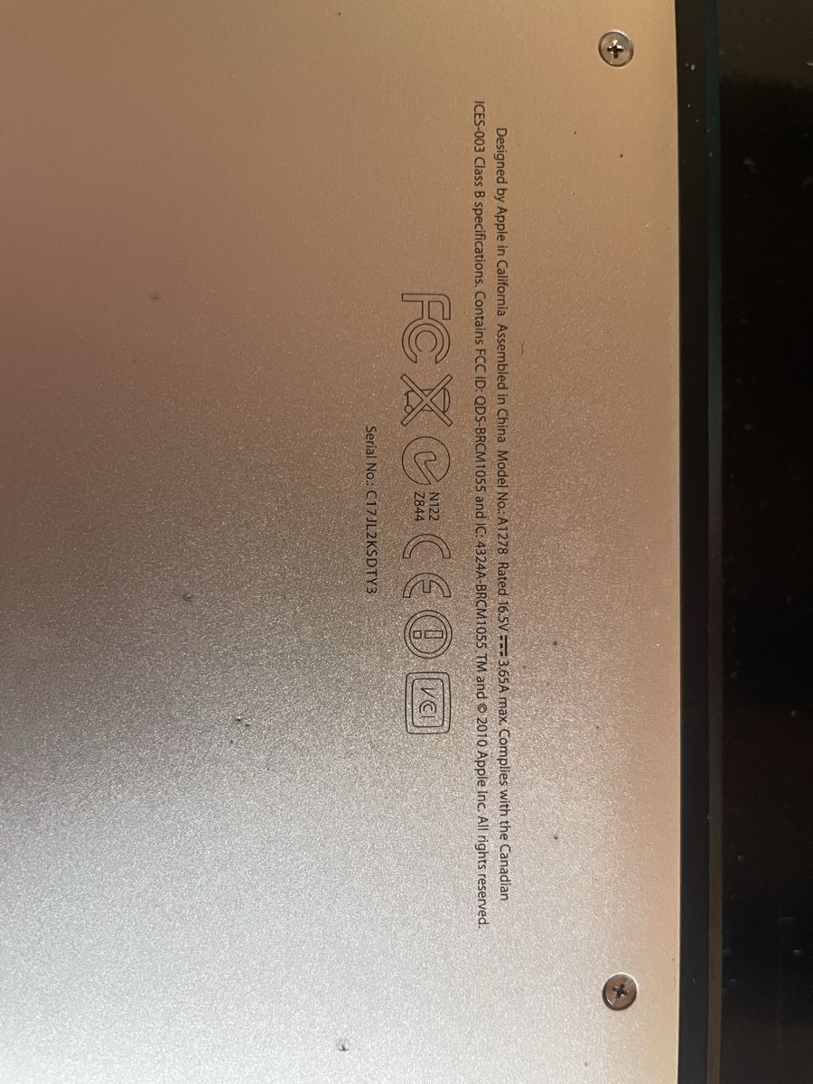 Apple Notebook: MacBook Pro A1278 pour pièces – Difettoso da Gingins venduto da nweb 4