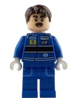 LEGO Minifigur Nigel Mansell (aus Set 10353)