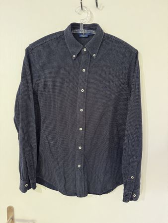 Ralph Lauren Featherweight Mesh Herren Hemd M dunkelblau top