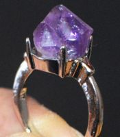 Ring M-176 – Amethyst Cluster – Grössenverstellbar