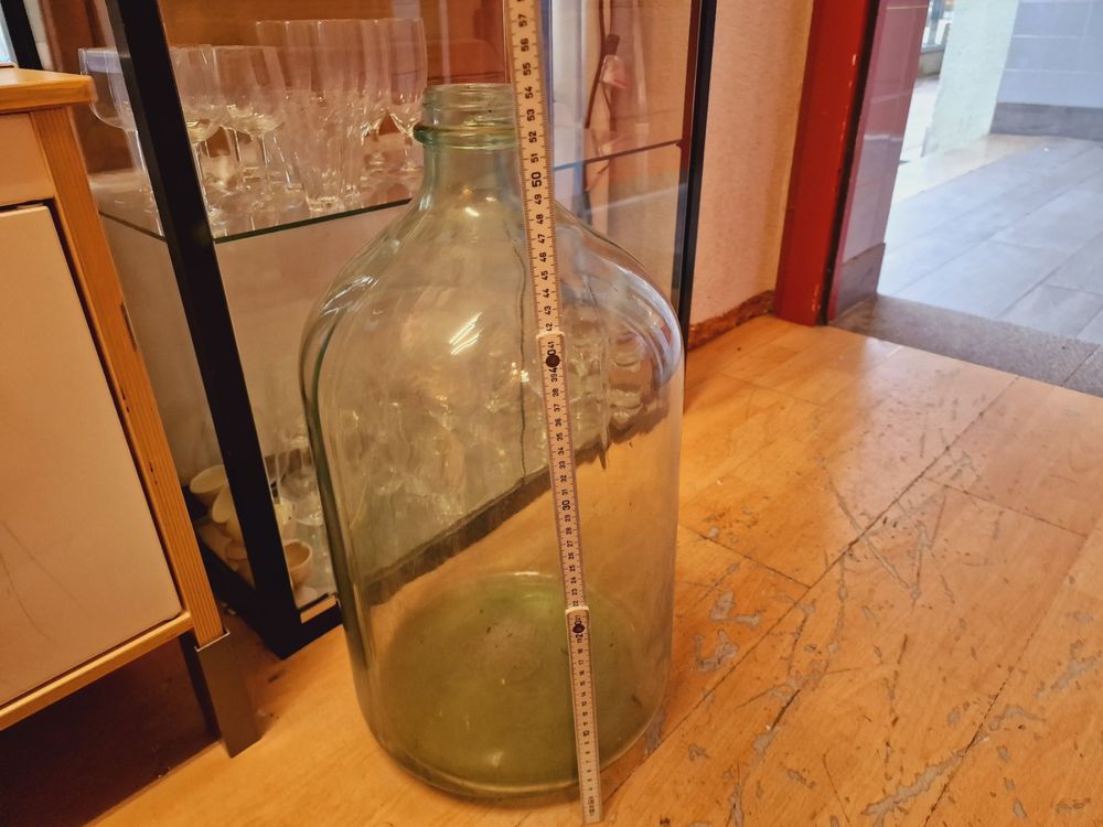 Stor Große Flasche El Niño In Cradle 1030ml - Glasflasche Mit Baby Yoda Design