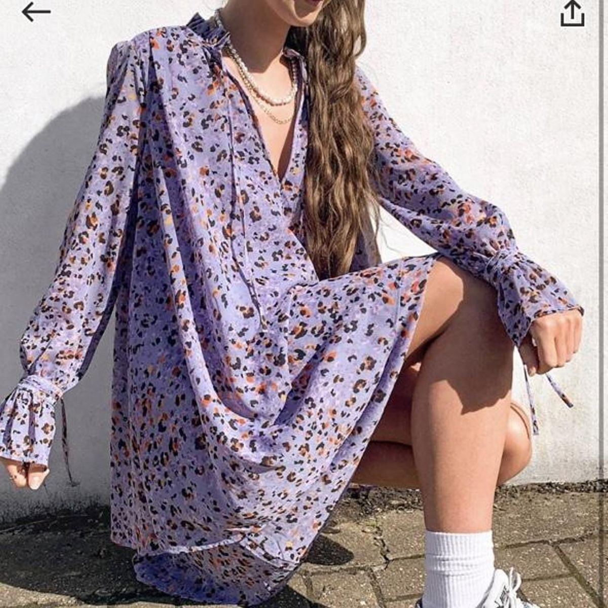 Other Stories Kleider: Robe &Other Stories, lilas imprimée léopard, taille 36. – Neu (gemäss Beschreibung) aus Morges von sandy069 9