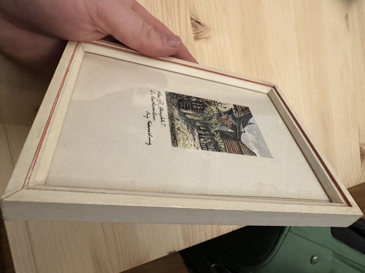 Foto & Immagini: Gerahmte Radierung, Häuser Architektur, Winterdeko. – Usato da Seuzach venduto da kaufes8 5