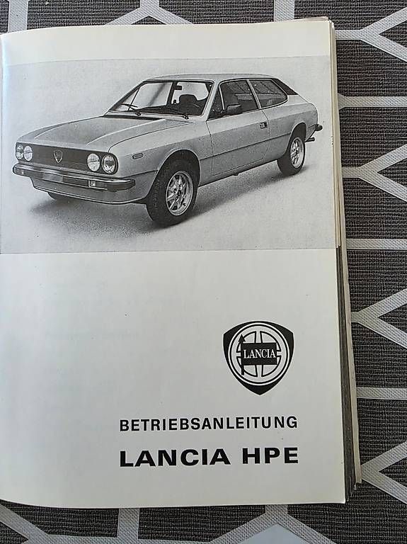 Libri: Lancia Beta HPE Bedienungsanleitung – Usato da Basel venduto da pet_ss7x