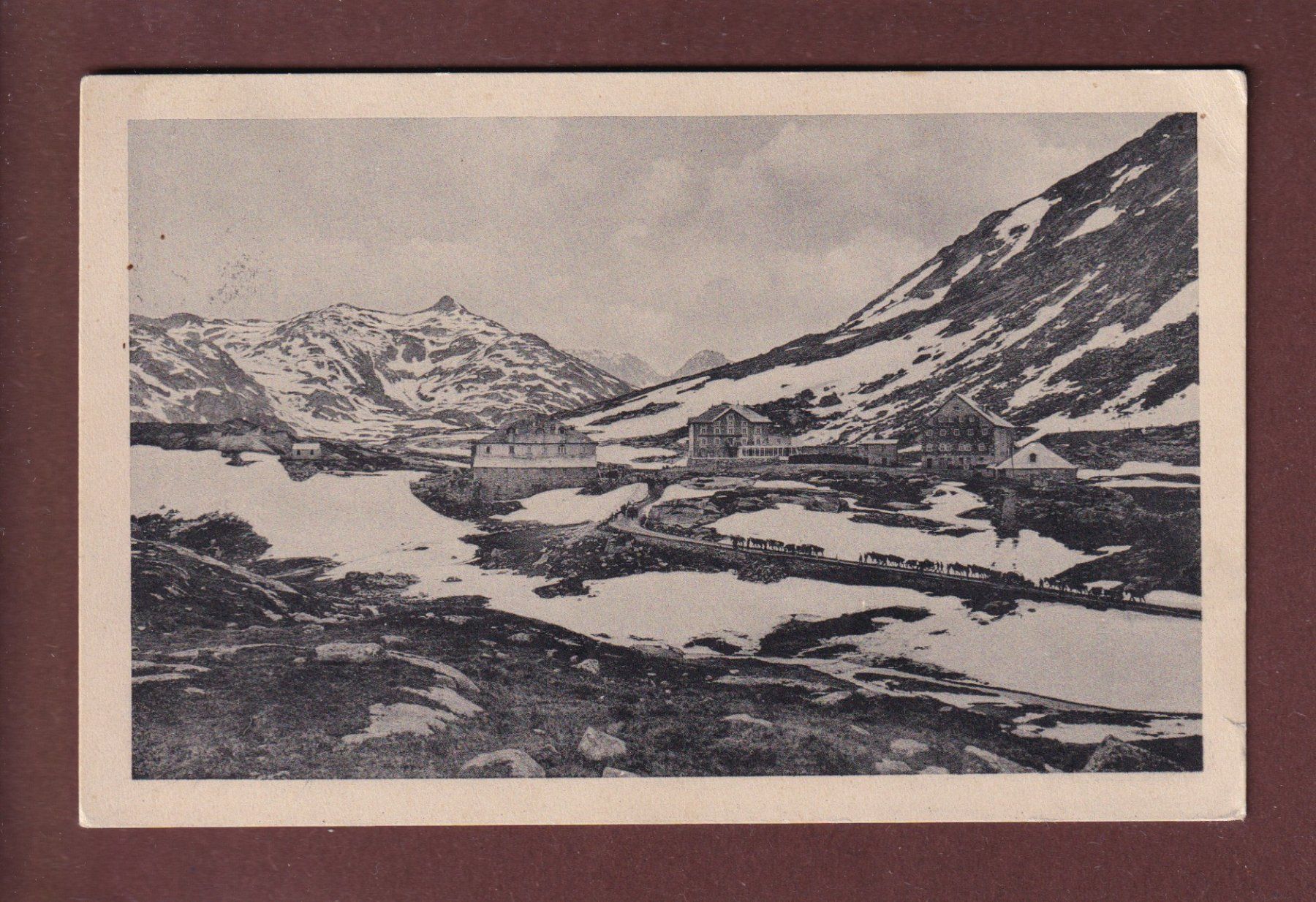 Cartoline postali: GOTTHARD-HOSPIZ - 1919 – Usato da Pully venduto da nicecards