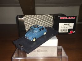 Fiat nuova 500 economica Aperta 1/43 blu chiaro