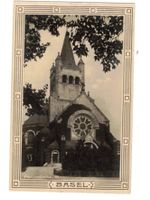 Basel Kirchen Paulskirche Stempel 1926