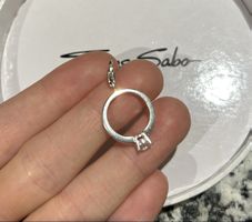 Thomas Sabo Charm Anhänger Solitär Ring mit Zirkonia 💍