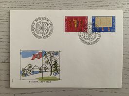 1982 FDC Europamarken