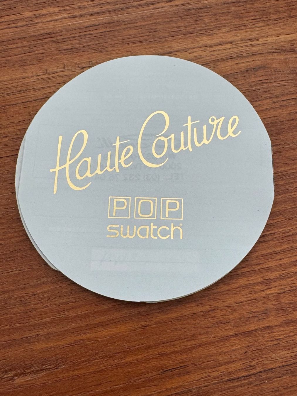Swatch Orologi: Pop Swatch Special "Coco Noir" PWBB142 (1989) – Nuovo e nell'imballaggio originale da Walchwil venduto da Likrilo 5