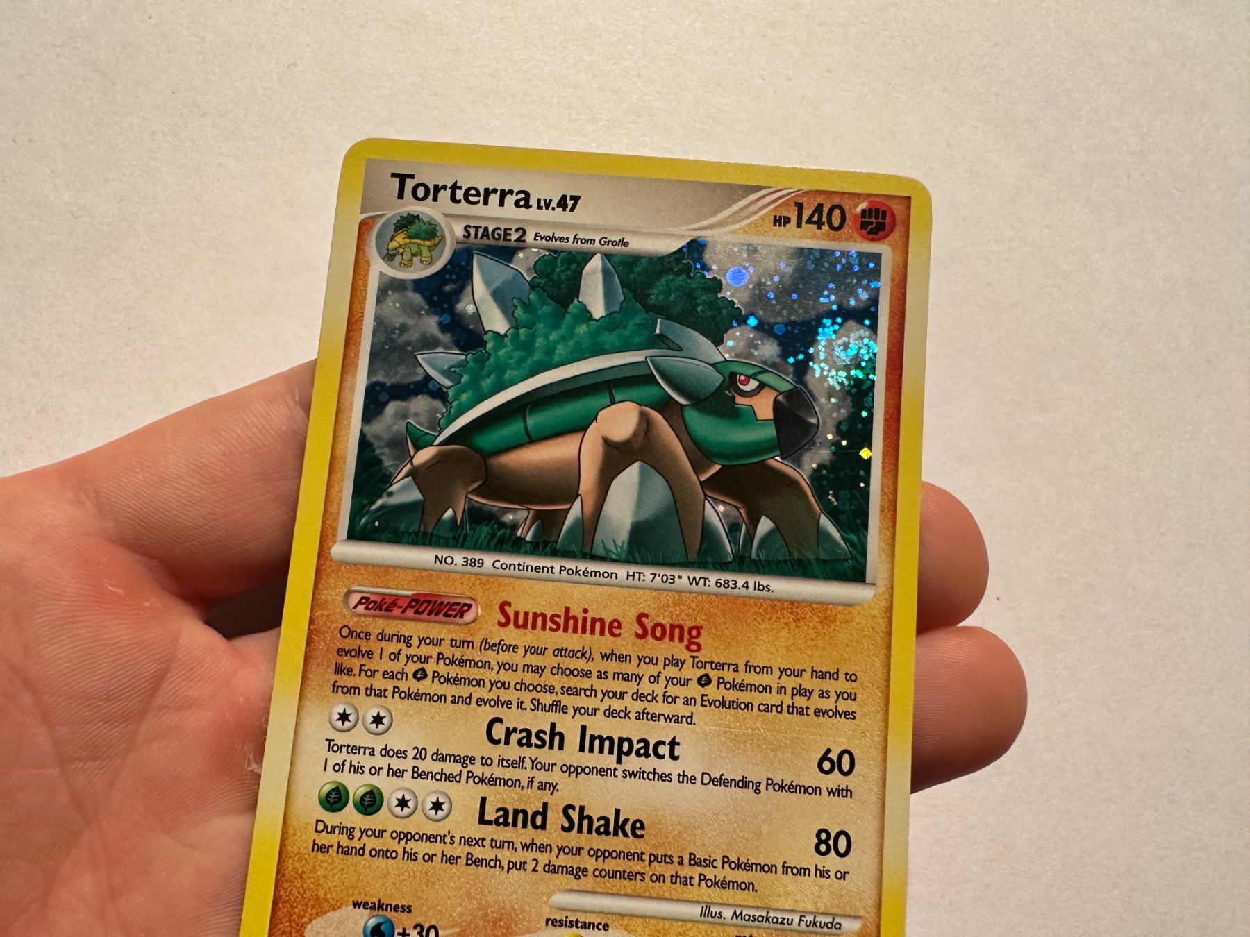 Pokémon Carte collezionabili: Torterra holo D&P Stormfront EN – Usato da Hagendorn venduto da Pokecollectorch 5