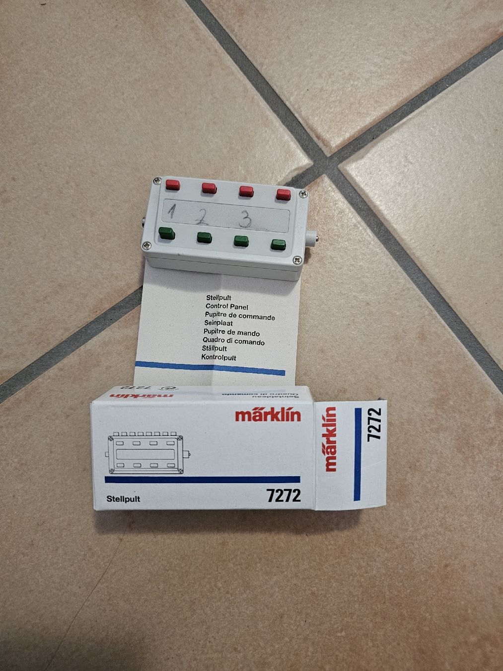 Märklin Modellini di ferrovie: Stellpult Märklin 7272 – Usato da Kesswil venduto da yanat
