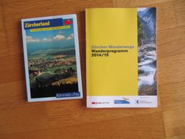 2 Wanderführer Zürcher Wanderwege Schweiz + Zürcherland
