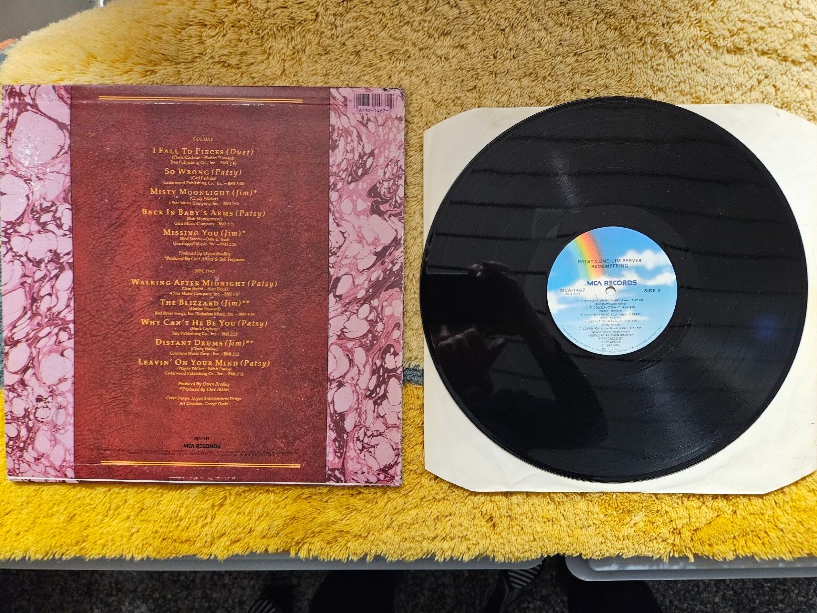 Dischi in vinile: P. Cline & J. Reeves Schallplatte Lp - Remembering – Nuovo (secondo la descrizione) da Lyss venduto da Alexine 1